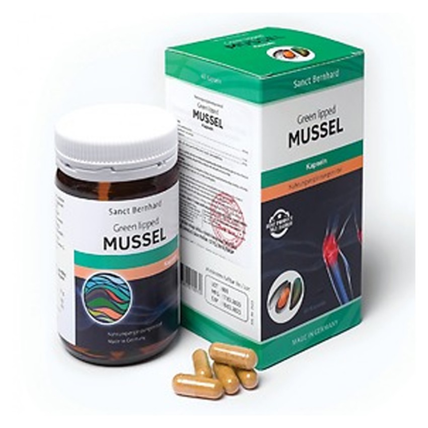 CHÍNH HÃNG GERMANY- ĐỨC MUSSEL MUSEL CHAI 60 VIÊN