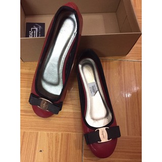 Giày búp bê bệt màu đỏ xinh xắn size 37-38