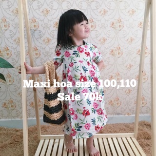Đầm maxi hoa sale