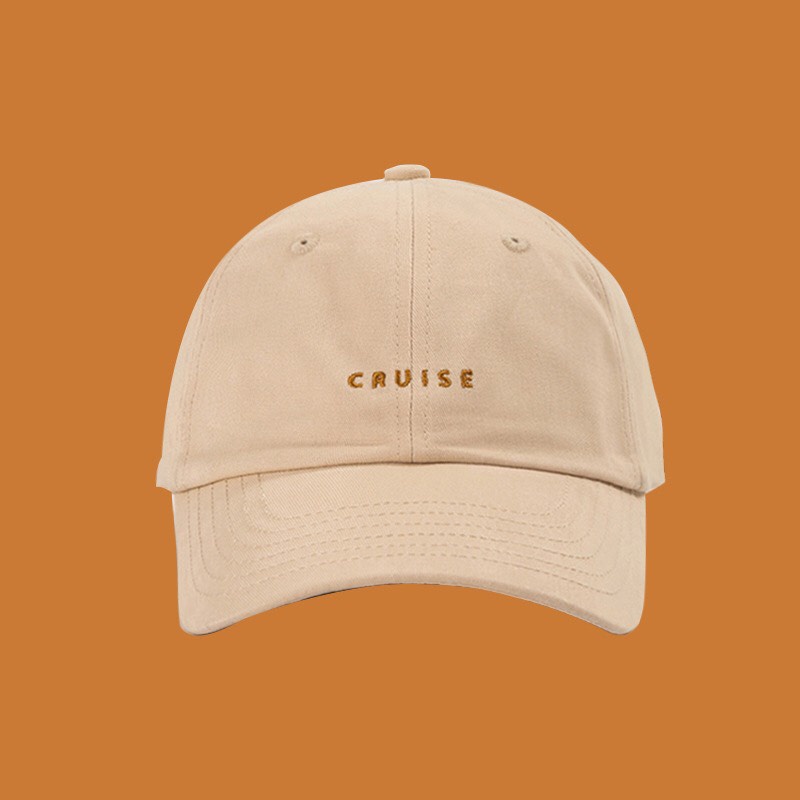 Mũ Lưỡi Trai Cotton Thêu Chữ Cruise Thời Trang Dành Cho Nam Và Nữ