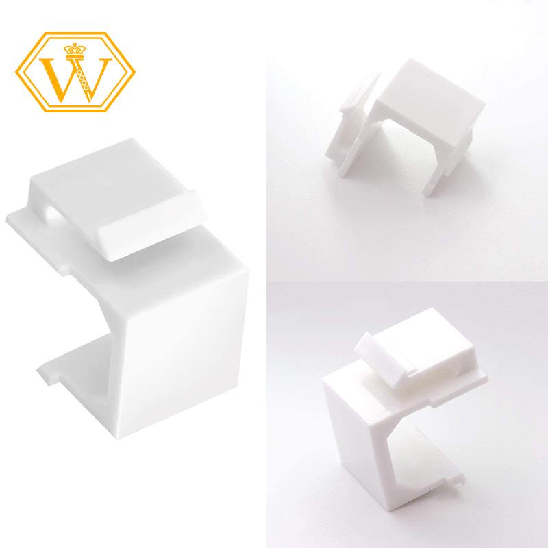 [W] Chèn Jack Keystone trống cho tấm tường và bảng vá Keystone - Trắng