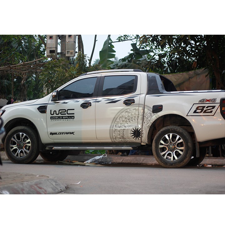 Tem dán sườn xe ranger