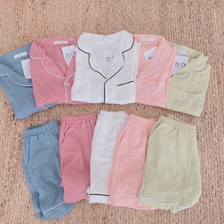 Đồ ngủ Pijama chất xô đũi - quần đùi siêu mát