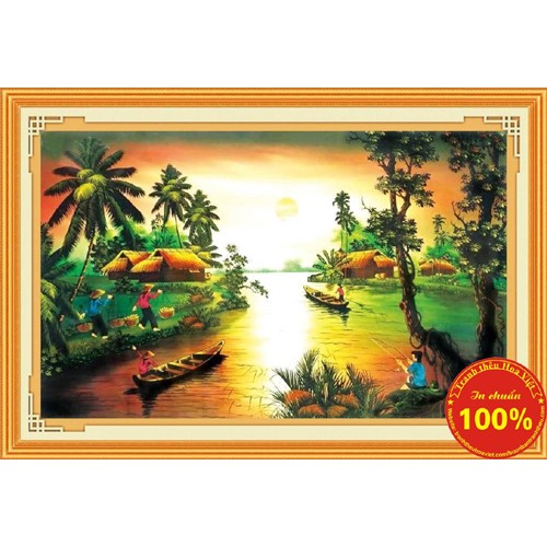 Tranh thêu phong cảnh 222159