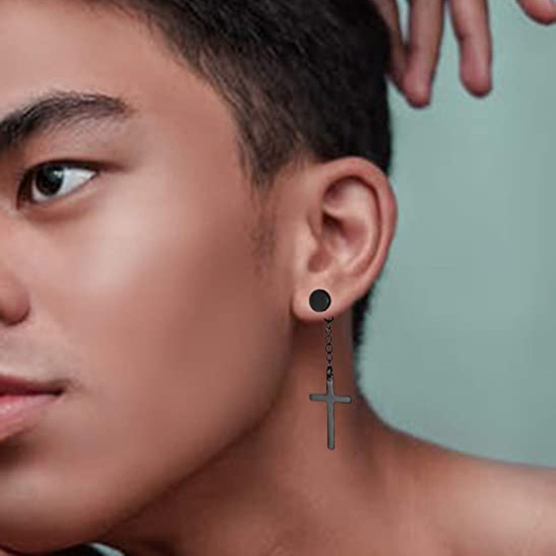 Set 4 Đôi Khuyên Tai Dạng Vòng Thời Trang Dành Cho Nam Và Nữ