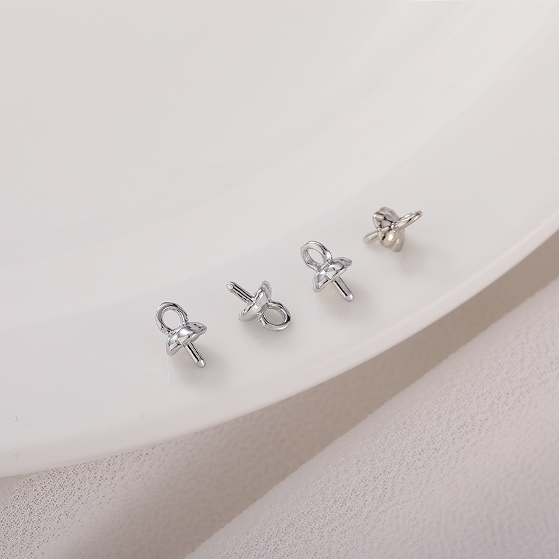 Mặt Dây Chuyền Bằng Đồng Mạ Vàng 14K Hình Hoa Đính Ngọc Trai diy