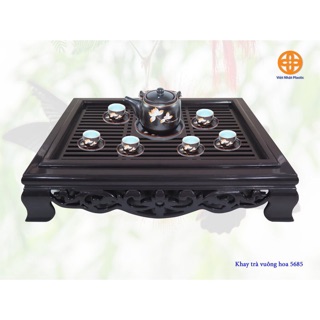 [4 Mẫu] Khay Trà Giả Gỗ- Khay Ấm Chén
