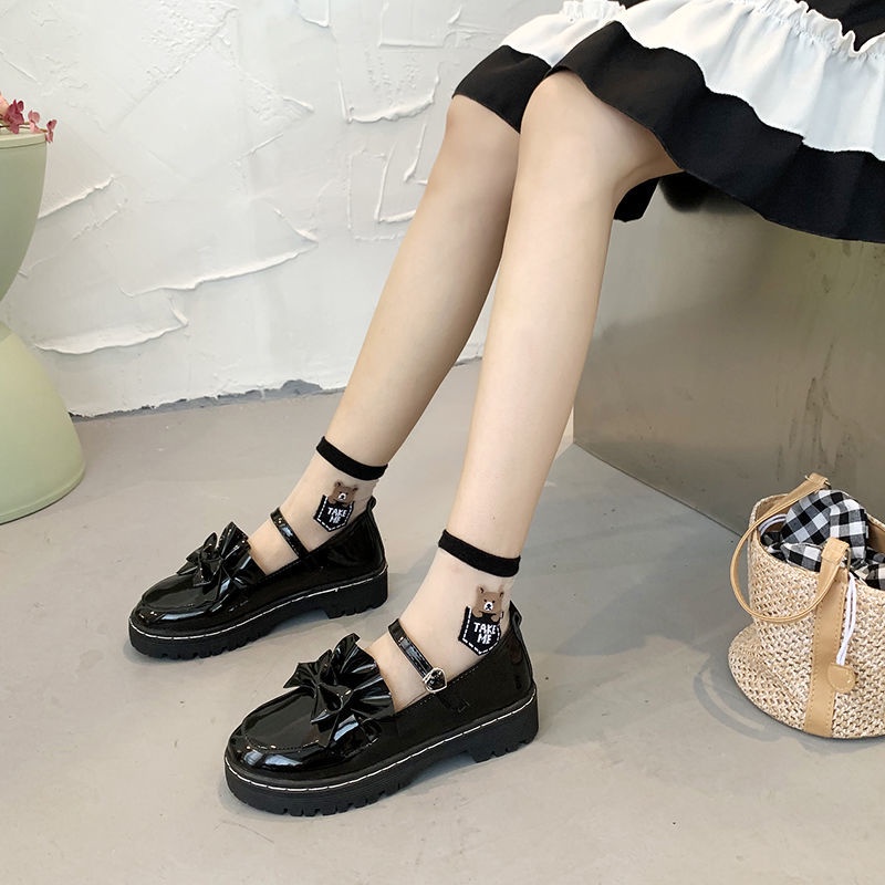 Giày Lolita Da Mềm Mại Phong Cách Nhật Bản Thời Trang Xuân Thu Nhật Bản Cho Nữ 2021