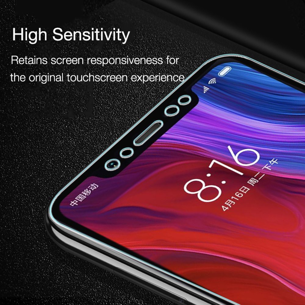 Cafele Kính Cường Lực 9h Bảo Vệ Màn Hình Cho Xiaomi Mi 8 & Mi 8 Se