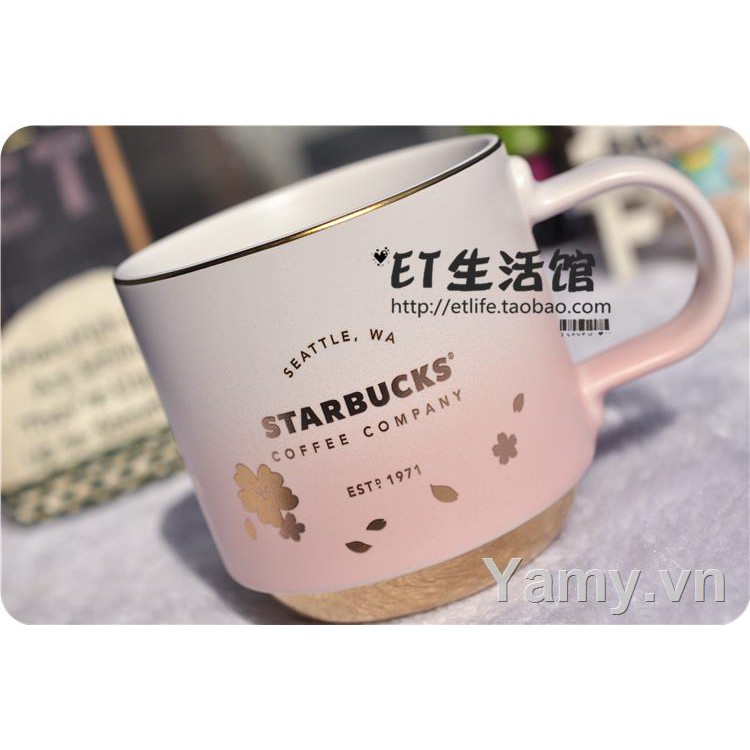 Ly Uống Nước Starbucks Phiên Bản Giới Hạn 2021 Họa Tiết Hoa Anh Đào