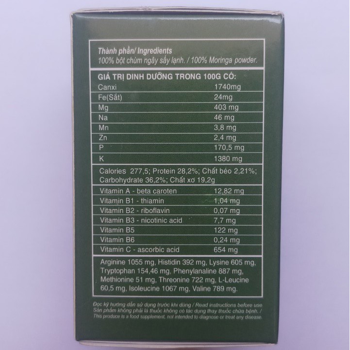 Viên Rau Chùm Ngây Moris