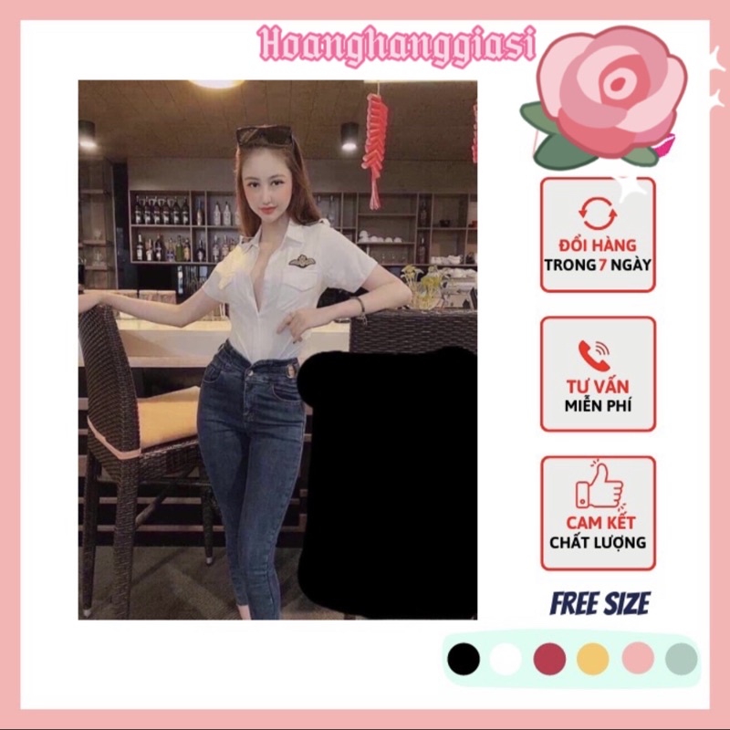 [CÓ SẴN [ẢNH THẬT+VIDEO Áosơ mi cơ trưởng nữ 2 màu trắng đen ❤️ HOT ❤️