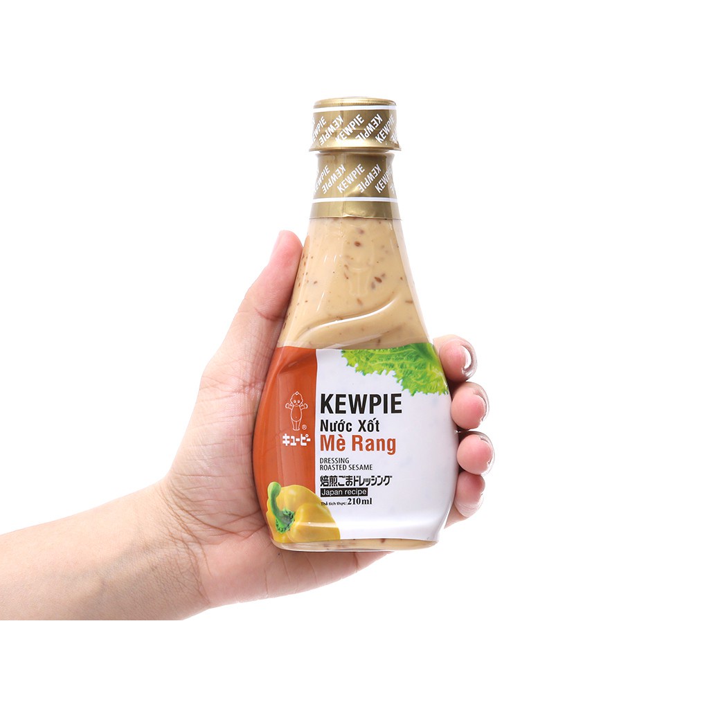 Sốt Mè Rang Kewpie Chai 210ml Dùng Cho Trộn Salad Và Chấm