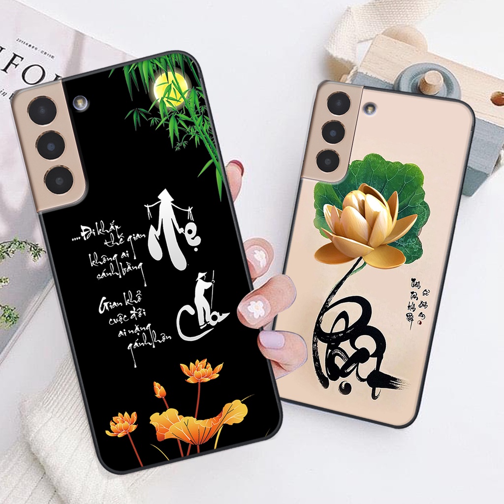 Ốp lưng Samsung Galaxy S21 / S21 PLUS / S21 FE in hình chữ tài chữ lộc, Cha Mẹ, bình an SIÊU ĐẸP