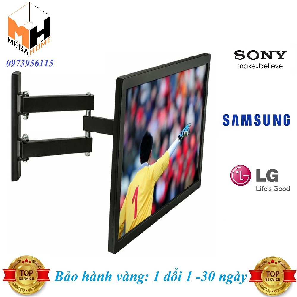 Giá treo màn hình máy tính 14-32inch đa năng xoay 180 độ - hàng nhập khẩu