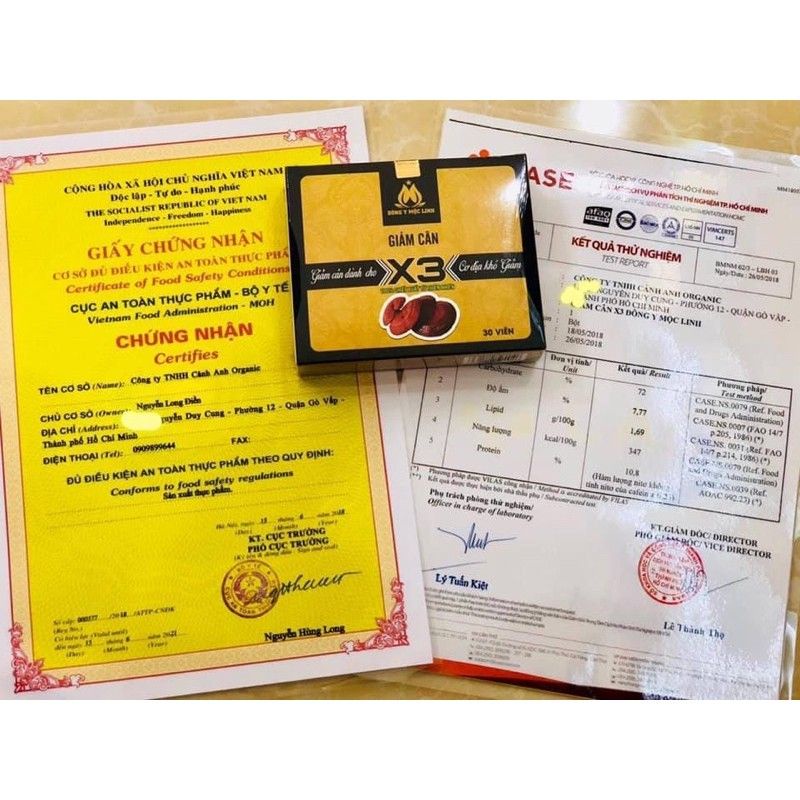 Giảm Cân Đông Y Mộc Linh X3 Chính Hãng- không kèm detox