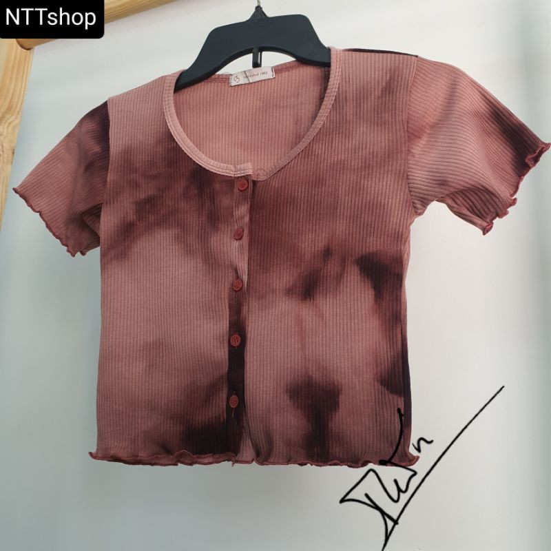 ÁO CROPTOP CÚC LOANG KHÔNG ĐỤNG HÀNG NHIỀU MÀU NTTshop