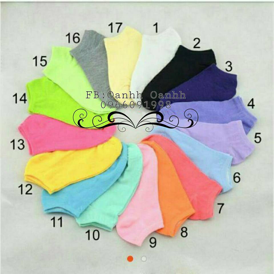 Tất trơn đủ 17 màu