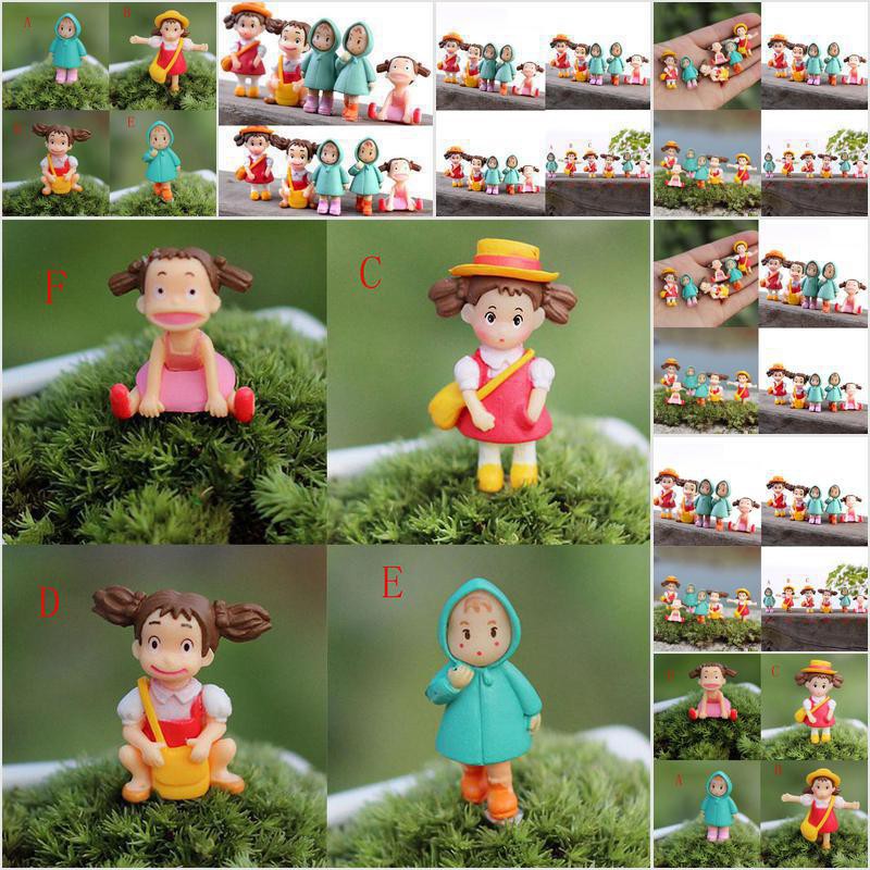 Mô Hình Cô Gái Mini Dễ Thương Dùng Trang Trí Tiểu Cảnh / Vườn