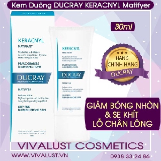 Kem dưỡng cho da nhờn Keracnyl Matifyer Ducray 30ml