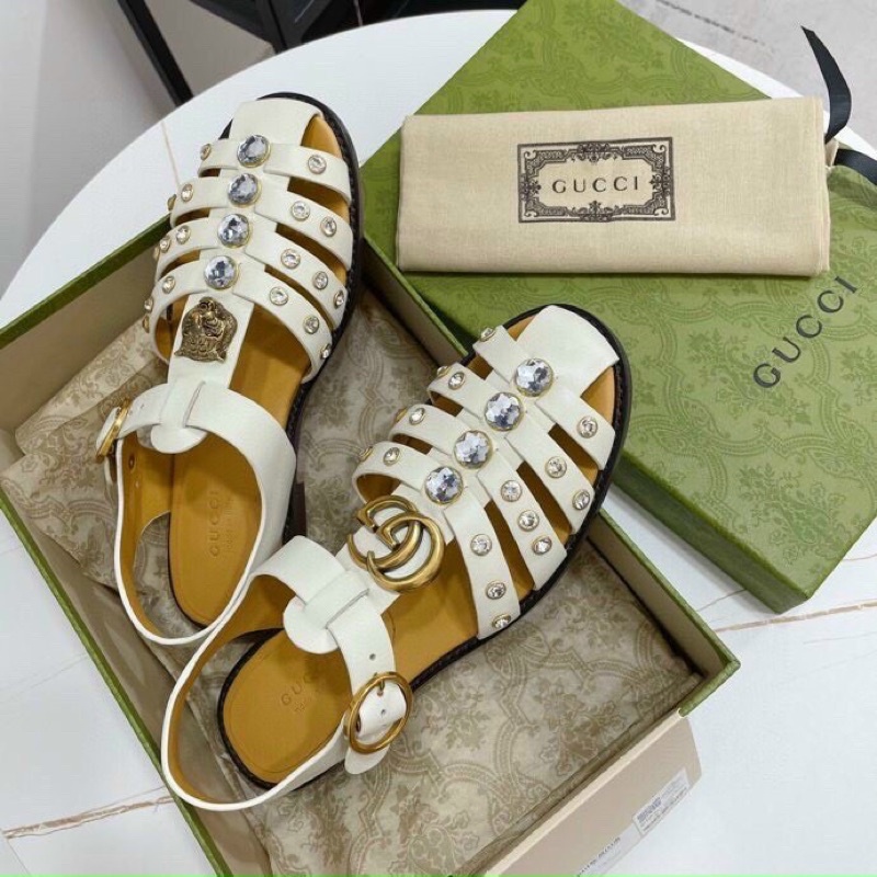 Sandal guci giọ viền đá fullbox