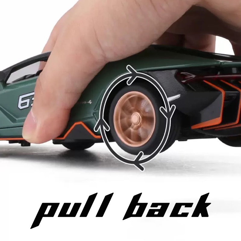 Mô Hình Xe Hơi Lamborghini LP770-4 63 Bằng Hợp Kim Tỉ Lệ 1: 24