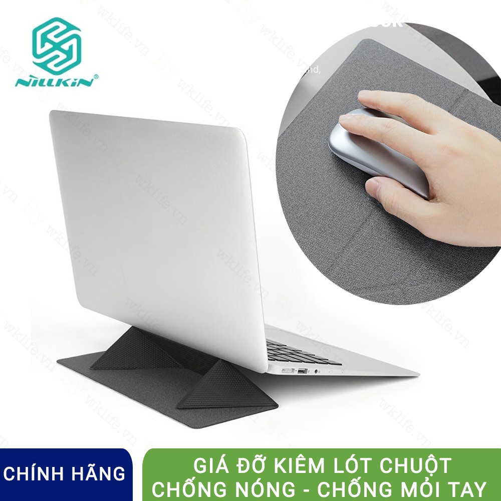 [Mã ELFLASH5 giảm 20K đơn 50K] Giá Đỡ Kiêm Lót chuột Laptop Nillkin Ascent Stand