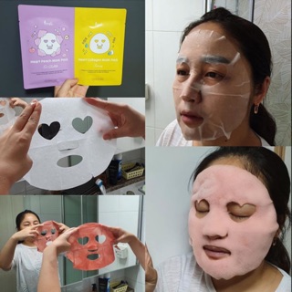 MẶT NẠ TRÁI TIM 2 BƯỚC PRRETI 💙❤️