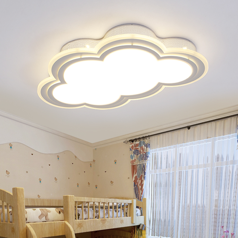 Đèn phòng ngủ đèn phòng ngủ ấm áp phòng ngủ nhỏ bé bé trai cô gái công chúa đám mây đèn chiếu sáng sáng tạo cho trẻ em
