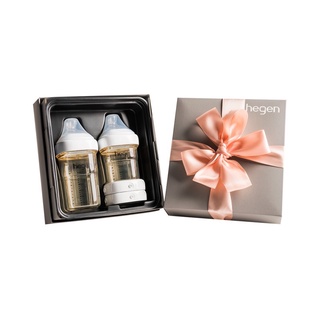 Bộ quà tặng Hegen Basic Stater Kit (gồm 1 bình 150ml, 1 bình 240ml, 2 nắp đậy trữ sữa)