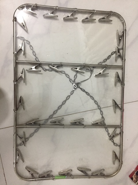 Móc chùm inox loại 28 móc kẹp GIÁ SỈ