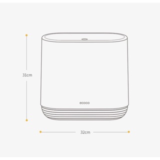 THÙNG ĐỰNG RÁC NHẤN NÚT ECOCO E1906