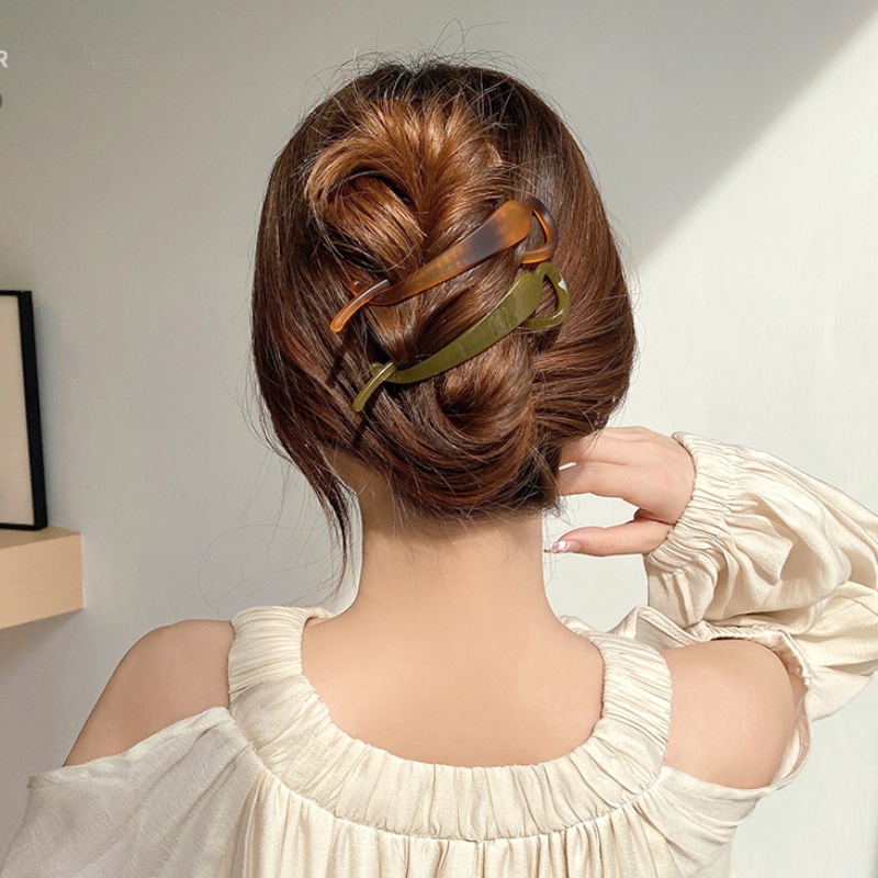Kẹp Tóc Thiết Kế Mới Đơn Giản Thời Trang Theo Phong Cách Hàn Quốc