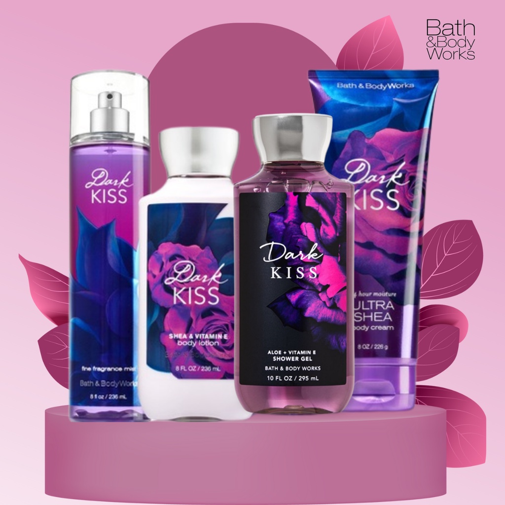 Sữa tắm Bath & Body Works Dark Kis Shower Gel Giúp Da Thơm Ngát Chai 295 ml