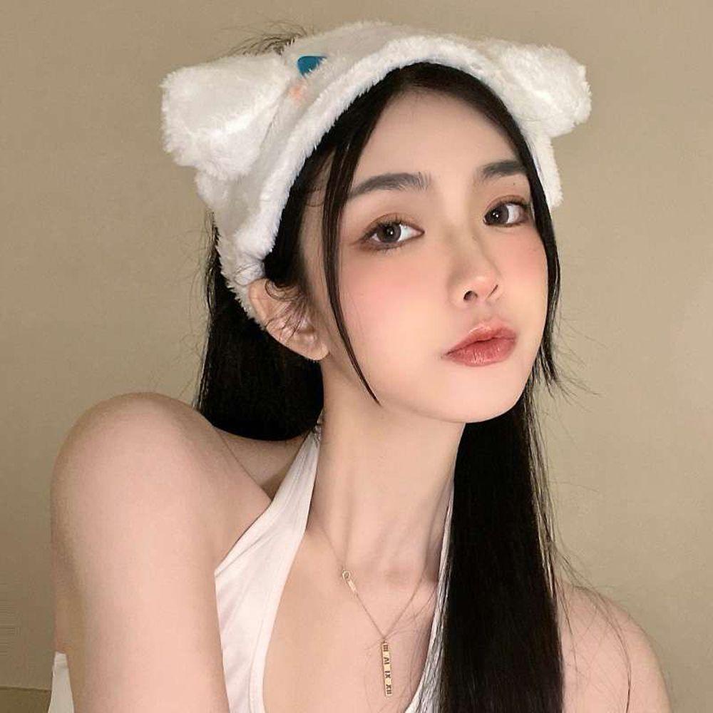Băng Đô Lông Nhung Chống Trượt Phong Cách Thời Trang Hàn Quốc Cho Bé Gái