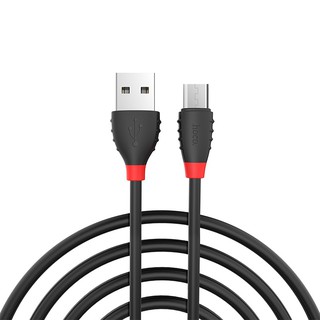 Cáp sạc nhanh siêu bền hoco x27 - chân micro usb/ lightning / type c - dài 1.2m