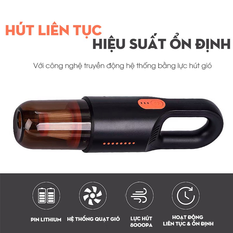 [BH CHÍNH HÃNG] MÁY HÚT BỤI KHÔNG DÂY VACUUM A-031 - Hút sạch rác trên mọi bề mặt, tiết kiệm sức lực cho người dùng | BigBuy360 - bigbuy360.vn