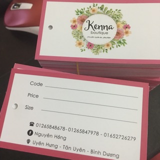 In nhãn mác quần áo 500 chiếc 250 k