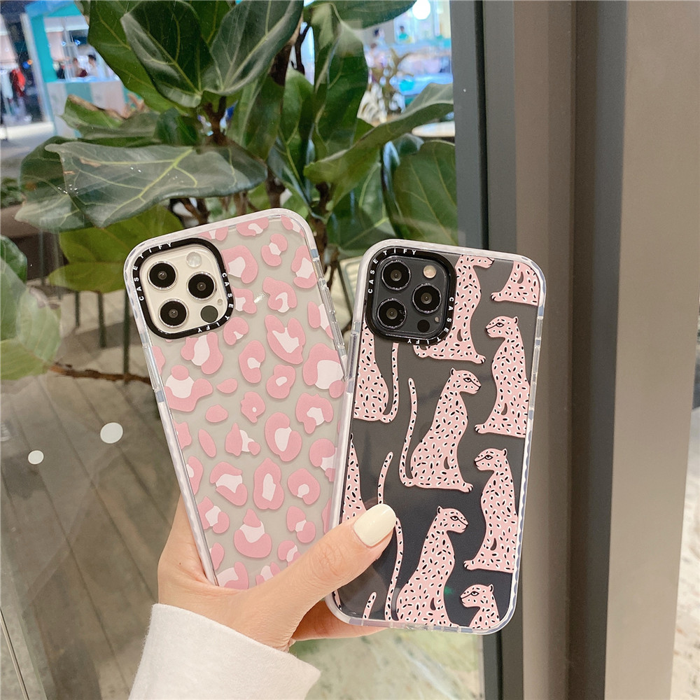 Ốp điện thoại silicone họa tiết da báo cho IPhone 12pro max 12mini 11Pro Max XS Max XR SE 2020 6 6s 7 8 Plus | BigBuy360 - bigbuy360.vn
