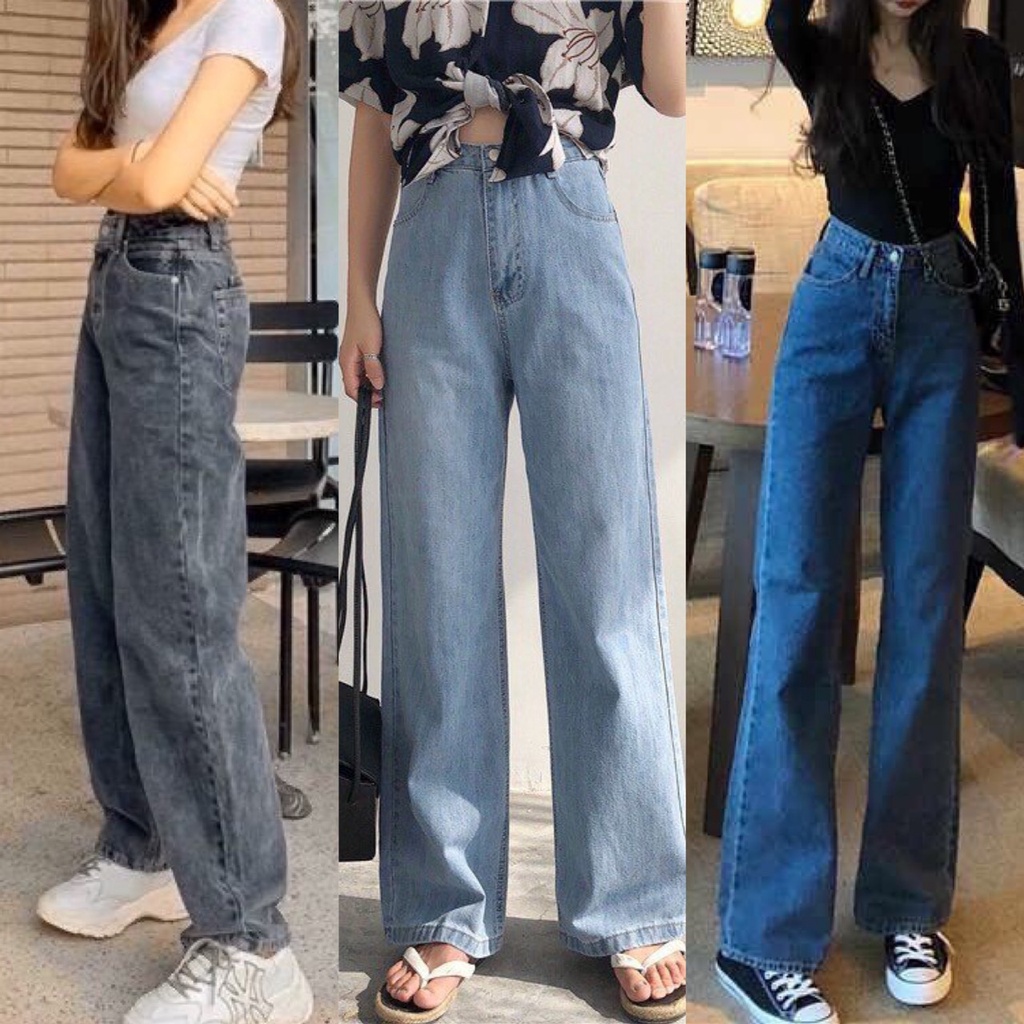 QUẦN JEANS NỮ ỐNG XUỐNG CẠP CHÉO HOTREND HÀNG ĐẸP Q540 SUTANO