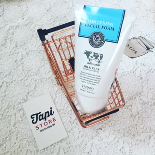 Sữa rửa mặt tạo bọt Beauty Buffet Scentio Milk Plus Whitening Facial Foam