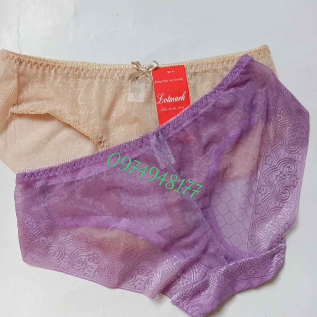 ♥️ hàng việt nam chất luợng cao♥️ COMBO 10 quần lót nữ thun lạnh pha ren cao cấp 40kg-70kg