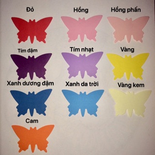 Bướm giấy cắt sẵn (50 con)