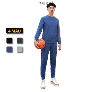 Bộ nỉ thể thao TEZO, Tách set quần áo thu đông nam 4 màu năng động mã T01