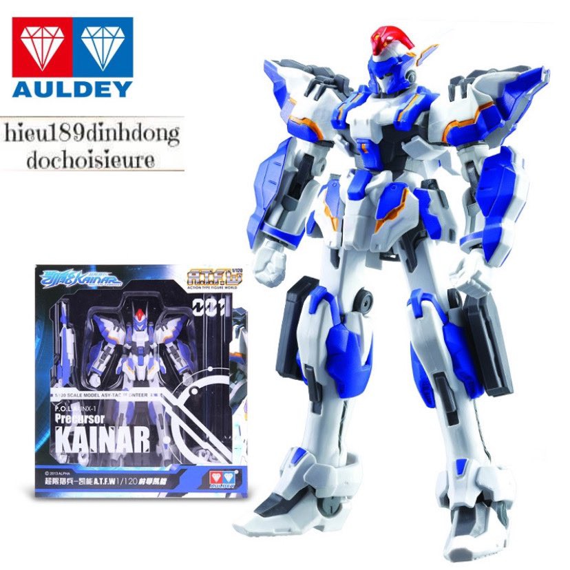 Hộp đồ chơi Chiến binh vũ trụ Kainar Gundam chính hãng Auldey nhựa nặng tay siêu đẹp Precursor Contact Full Metal