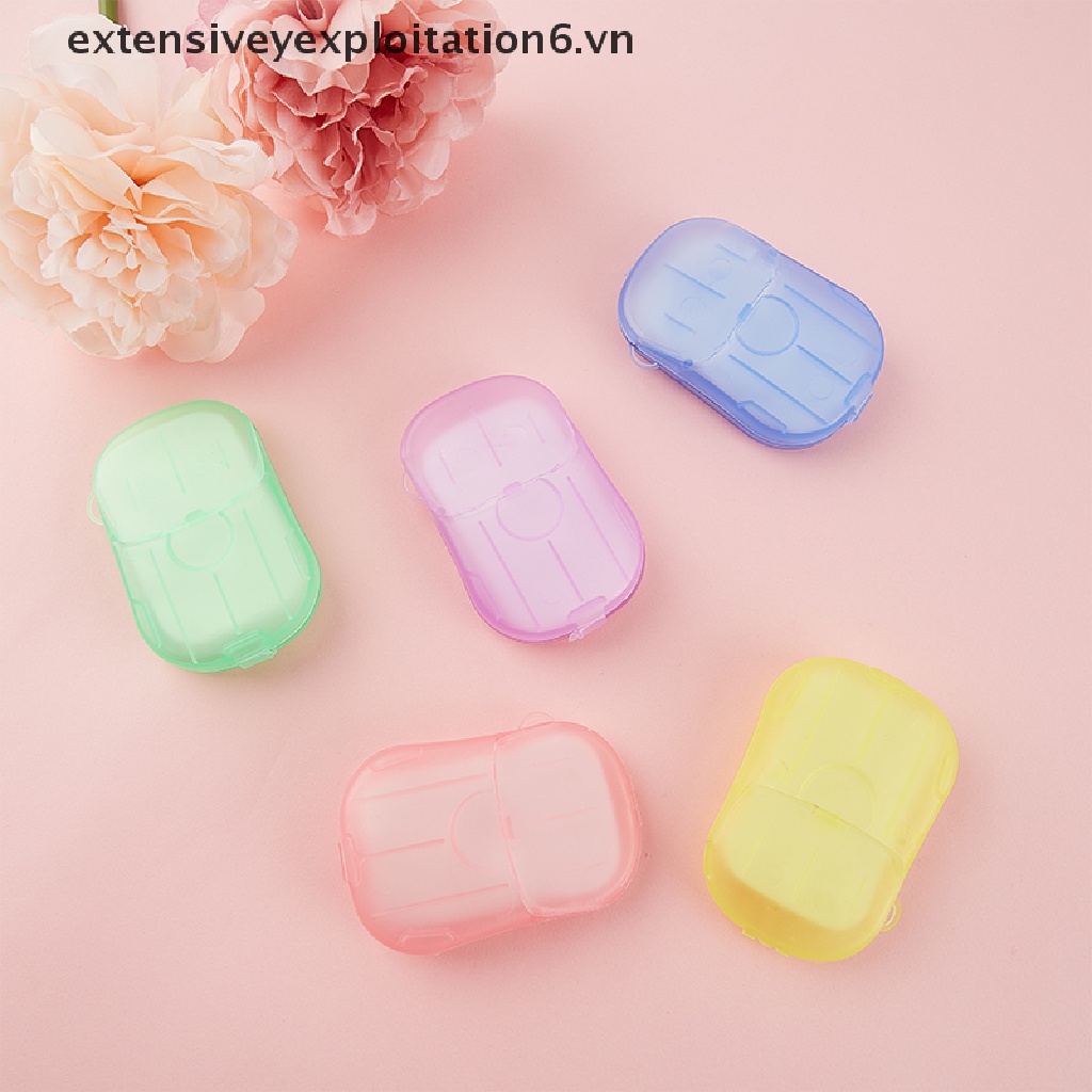 Xà Phòng Giấy E6VN / / Mini Dùng Một Lần Tiện Dụng Khi Đi Du Lịch