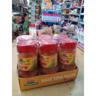 LỐC 6 LỌ SA TẾ TÔM NGON THUẬN PHÁT
