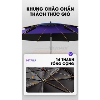 Dù Câu HANDING Tím