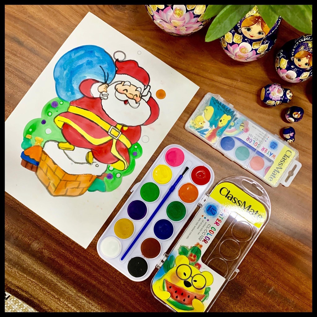 CLASSMATE-NHS12: MÀU NƯỚC BỘ 12 MÀU CL-CC102