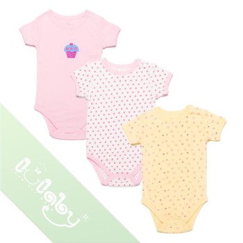 LULLABY Set body cộc tay bé gái NH12-12